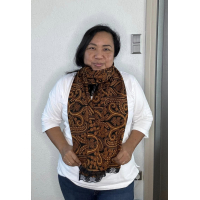 Batik sjaals jati klassiek